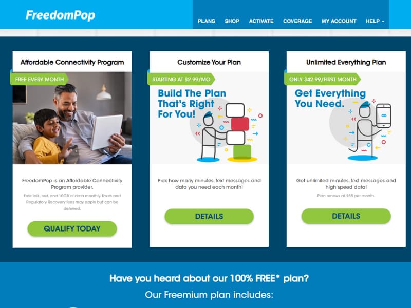 FreedomPop Pricing And Plans