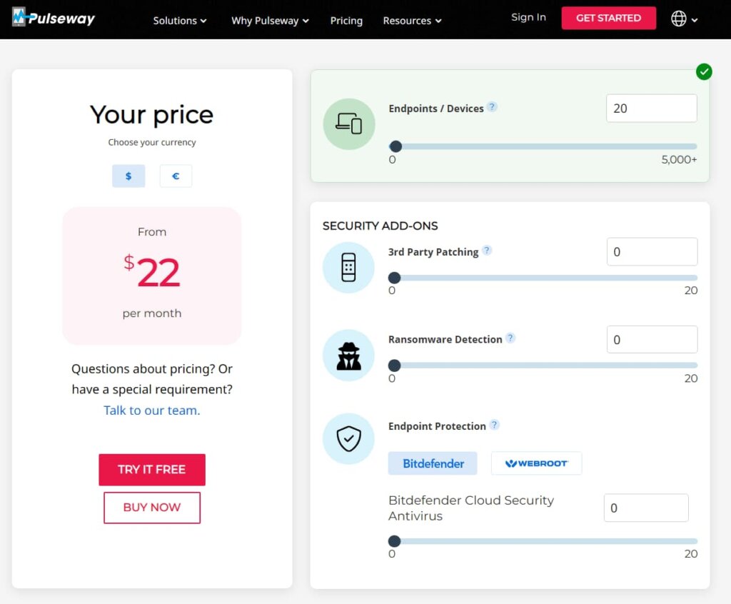 Pulseway Pricing And Features